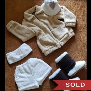 🚫𝗦𝗢𝗟𝗗🚫 Oversized Fluffy Teddy Coat Jacket